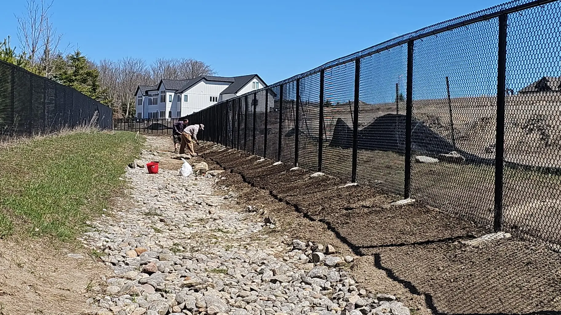 Commerical Chain Link Fence project