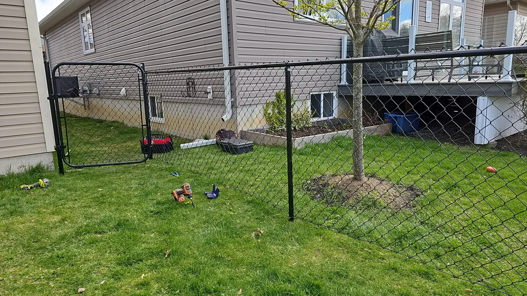 Residential Chain link Fence