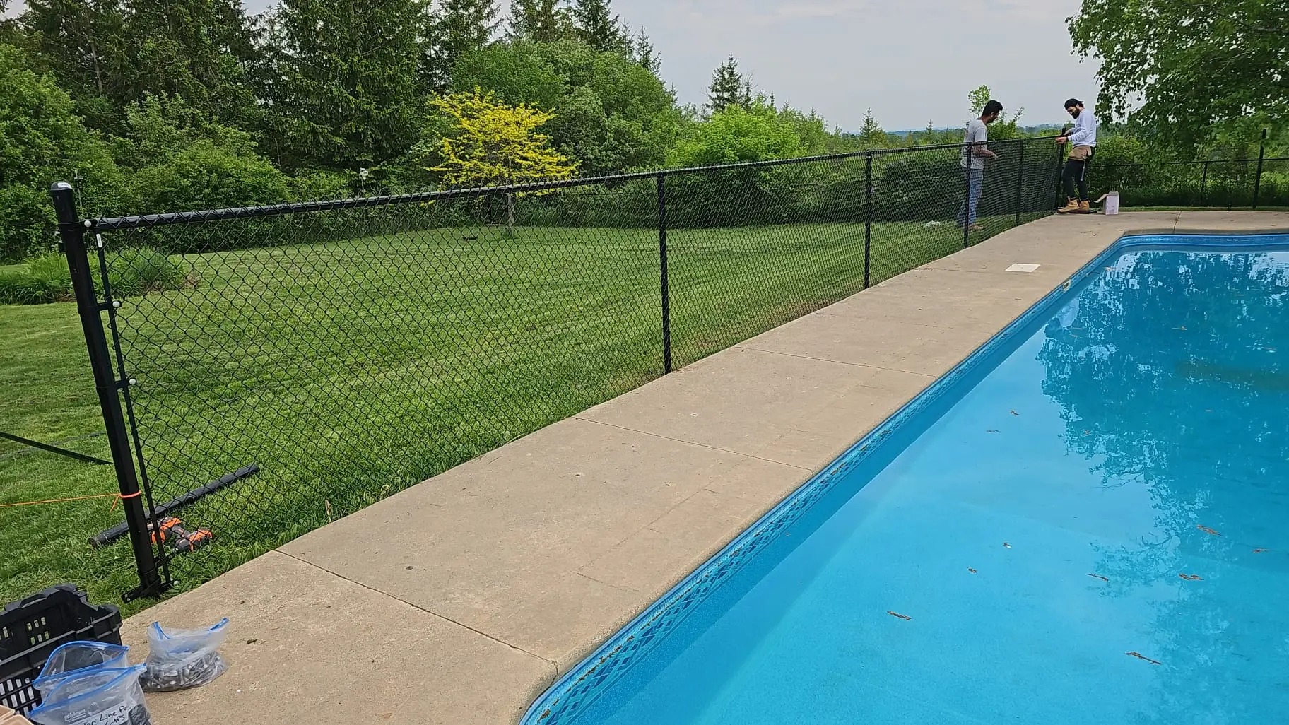 Residential Chain link Fence for pool safety