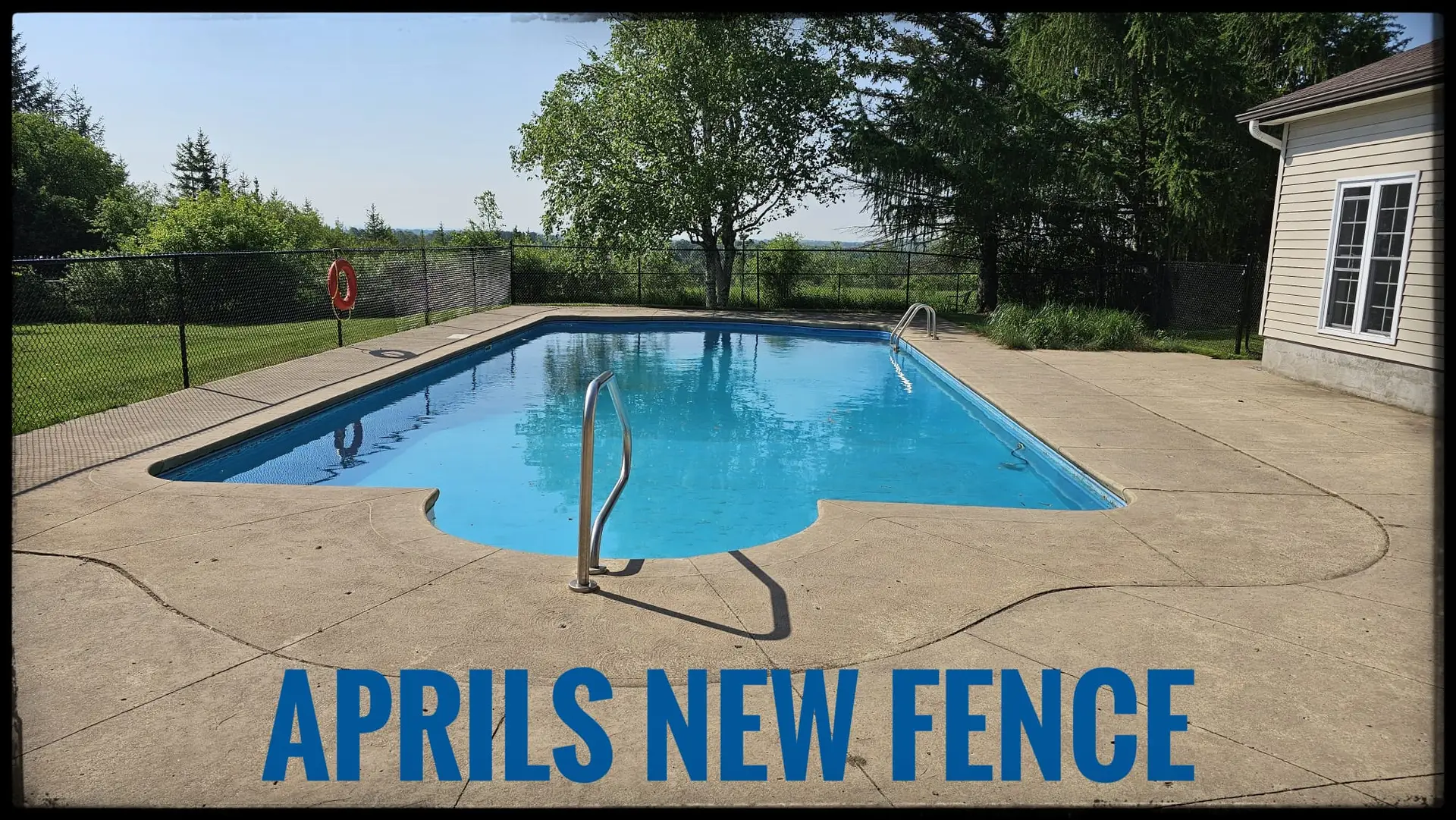 Residential Chain link Fence for pool safety