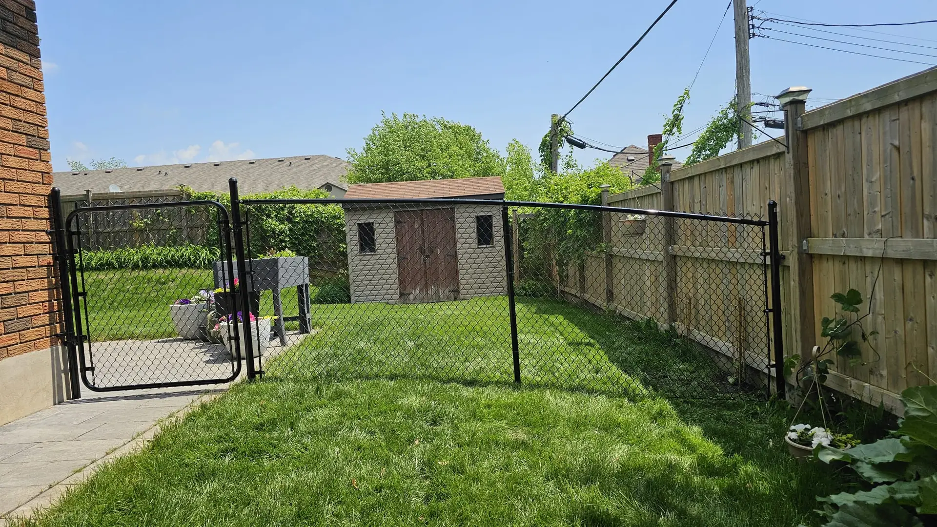 Residential Chain link Fence