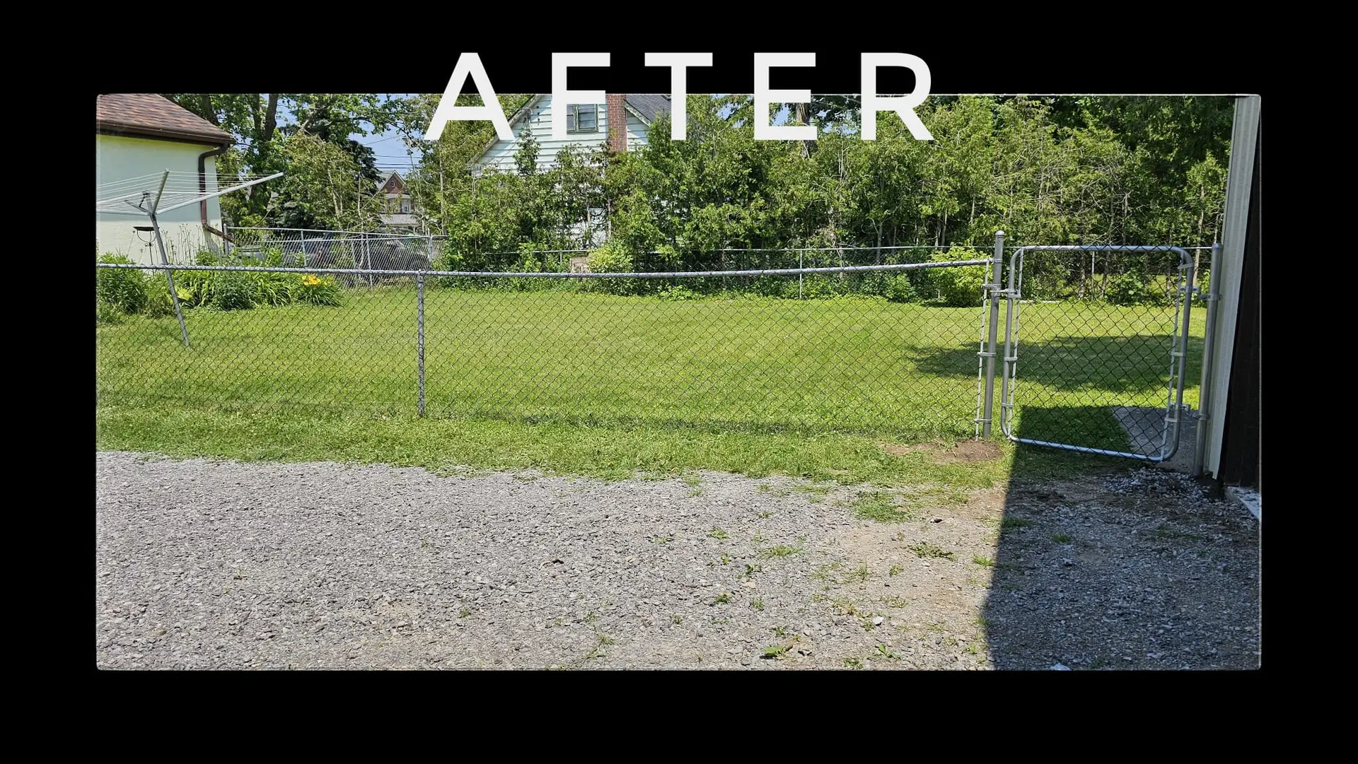 Residential Chain link Fence repair work